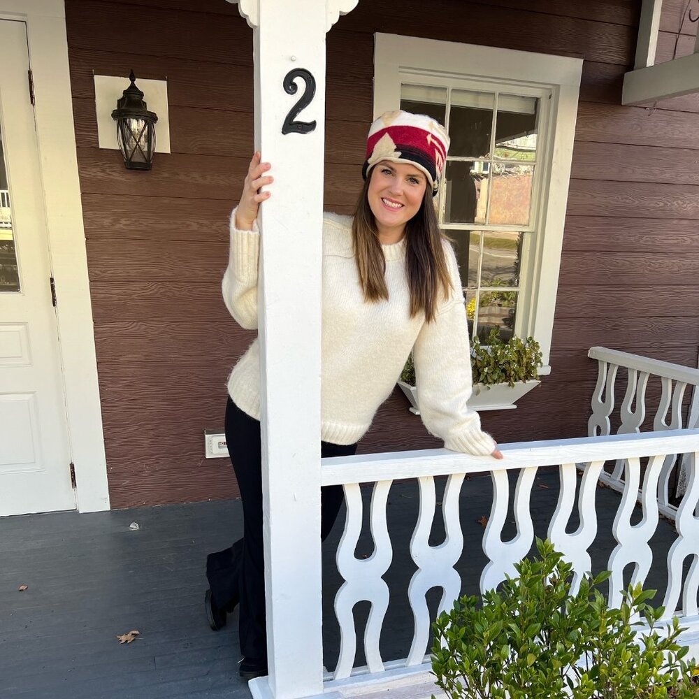 The Martha Hat - Woven Fleece in Windriver